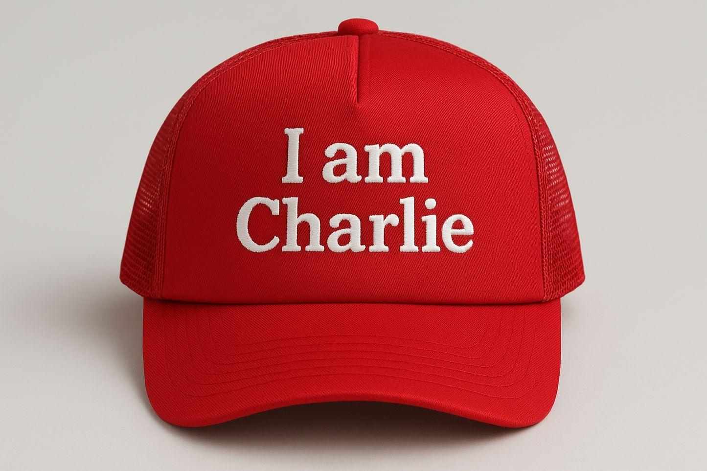 I am Charlie RED Trucker Hat