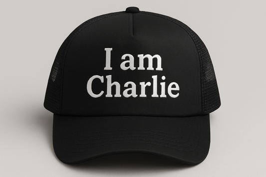 I am Charlie BLACK Trucker Hat